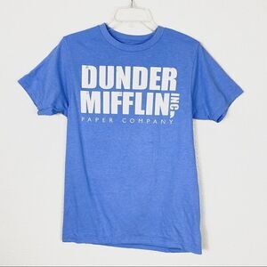 The Office Dunder Mifflin INC. Paper Company Blue Tshirt